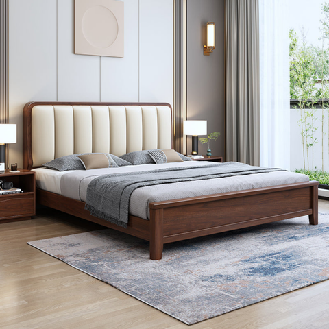 Portugal Solid Wood Wooden Bed