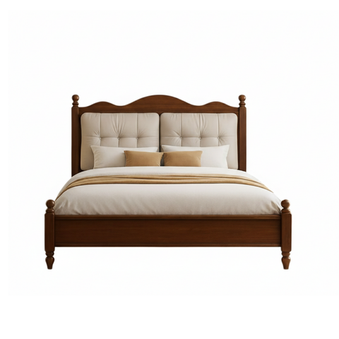 Antwerp Solid Wood Wooden Bed