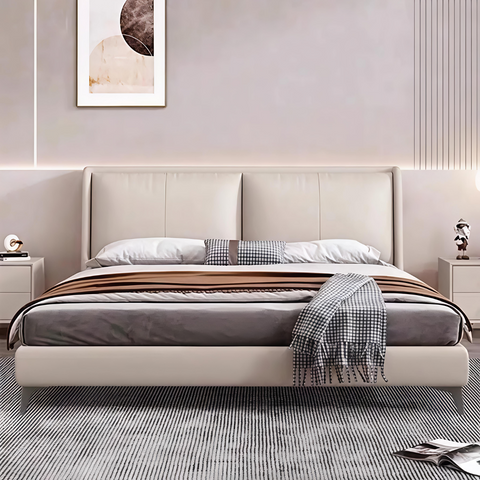 Cand Modern Upholstered Bed in Fabric