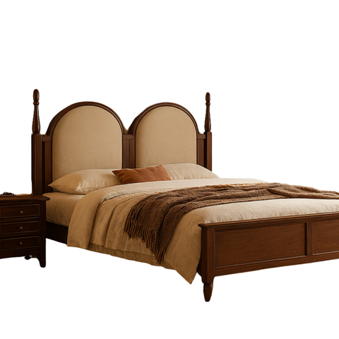 Centora Solid Wood Wooden Bed