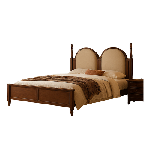 Centora Solid Wood Wooden Bed
