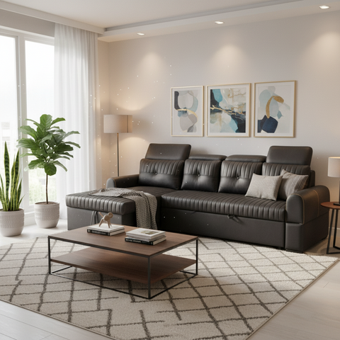 Royale Sofa Cum Bed With Lounger