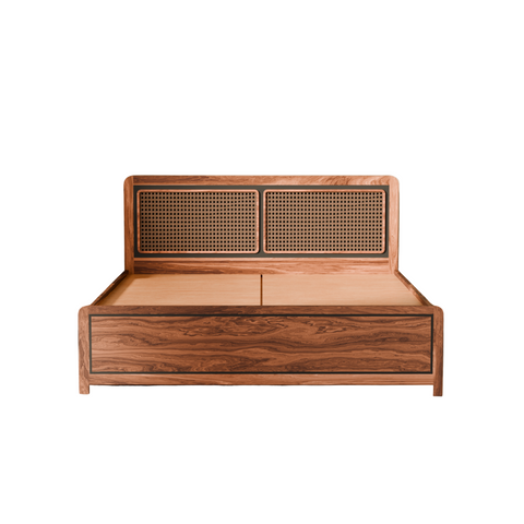 Irene Premium Solid Wood Wooden Bed