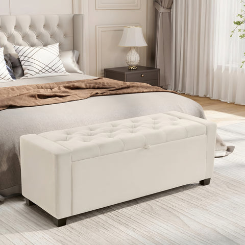 Hale Classic Upholstered Ottoman With Storage
