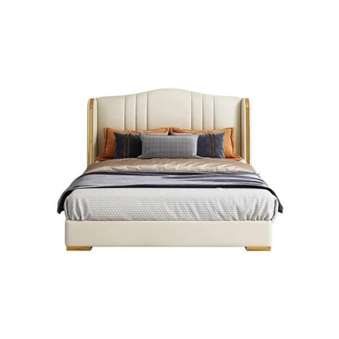 Kerry Luxury Upholstered Bed In Leatherette