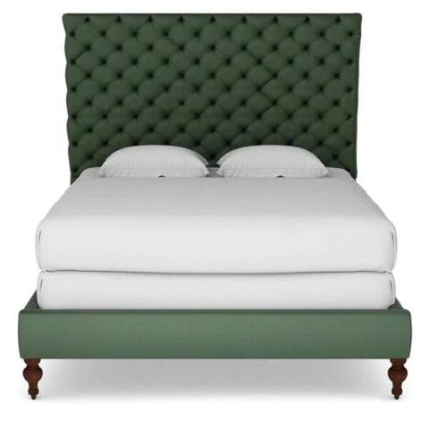 Ketty Luxury Upholstered Bed Without Storage In Suede