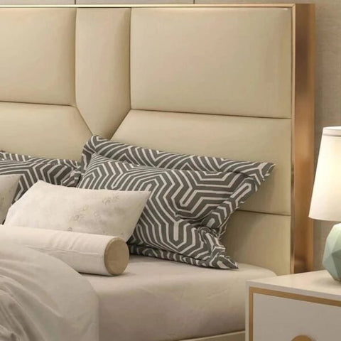 Rolex Premium Upholstered Bed In Suede