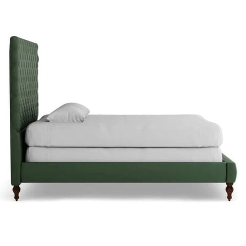 Ketty Luxury Upholstered Bed Without Storage In Suede