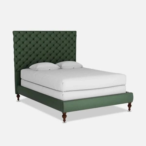 Ketty Luxury Upholstered Bed Without Storage In Suede